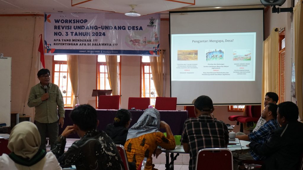 WORKSHOP UNDANG UNDANG DESA